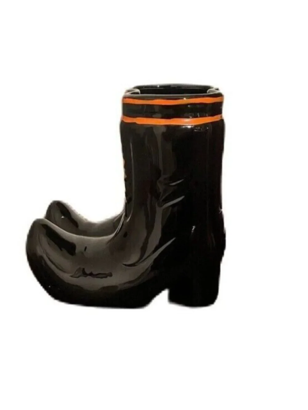 Target Bullseye Playground Eek Ceramic Witch Boots Planter Halloweem new